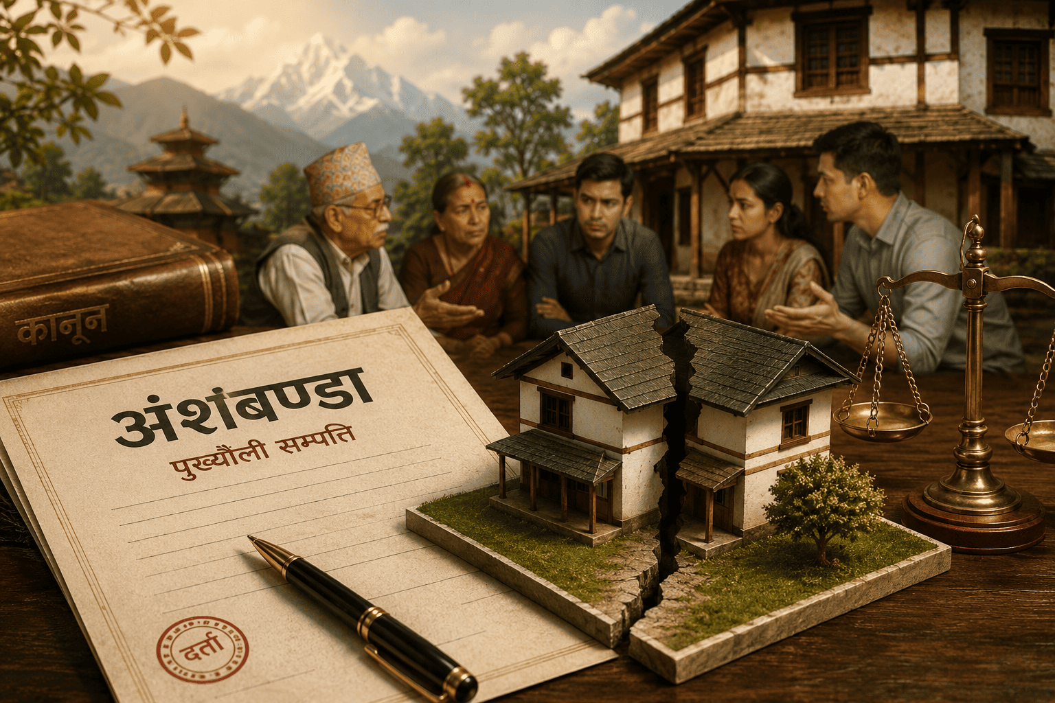 नेपालमा सम्पत्तिको अंशबण्डा