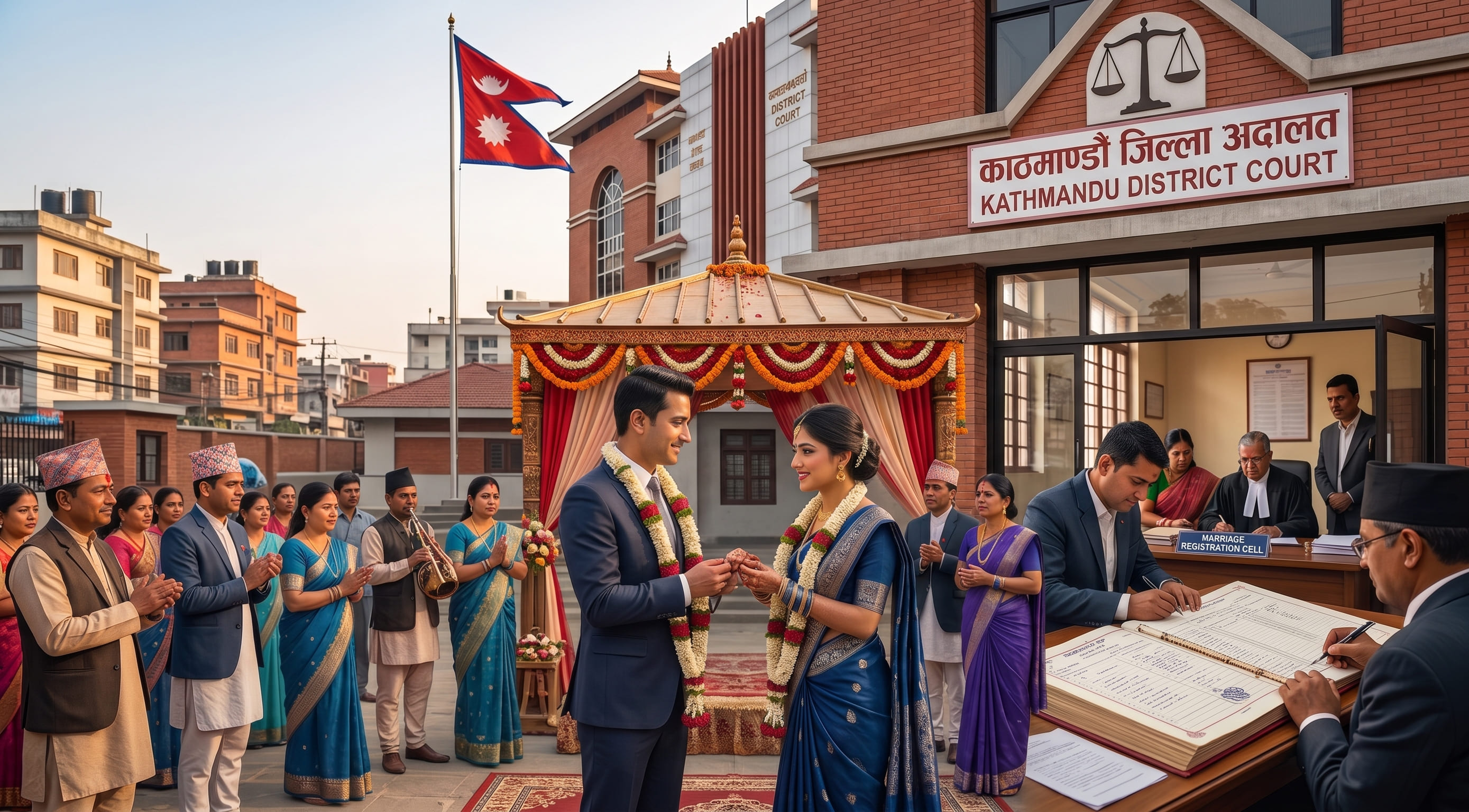 नेपालमा कोर्ट म्यारिज र विवाह दर्ता प्रक्रिया