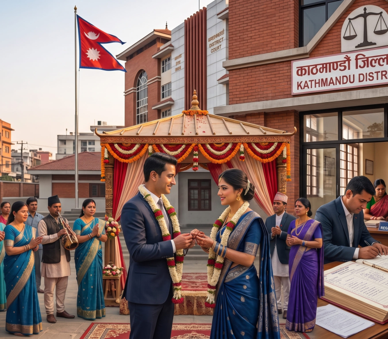 नेपालमा कोर्ट म्यारिज र विवाह दर्ता प्रक्रिया